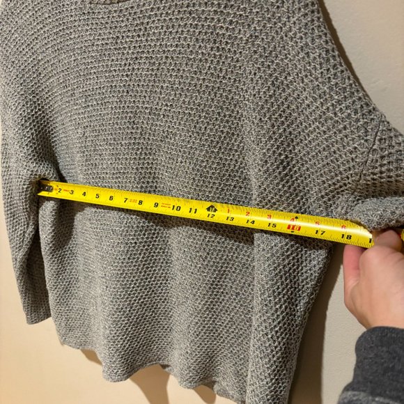 Eileen Fisher Silk Mockneck Sweater - Small, Gray - Picture 6 of 6